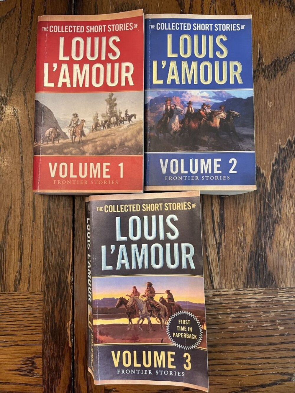 The Collected Short Stories Of Louis LAmour Volumes 1-3 Paperback Set